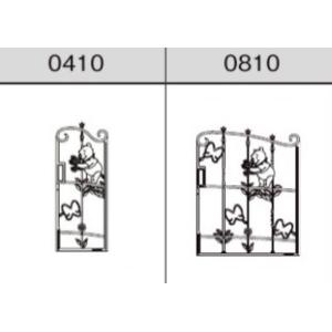 ブランド品のプーさん 親子開き 門扉 アルミ門扉 ブラック 親子開き 0410 0810サイズ 受注生産品 Lixil Disneympok0410k ディズニー 受注生産品 角門柱式 完全数量限定 の