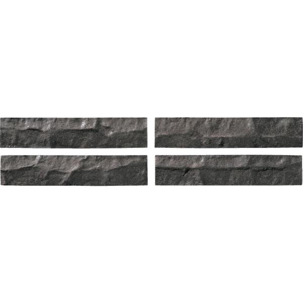 名古屋モザイク 外壁タイル ロッケルボーダー 200×40ボーダーハツリ面 80枚/箱 NS40-H...