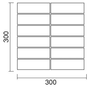 名古屋モザイク 外壁タイル パスチャー 50三丁岩面 [紙貼り] 20シート/箱 EPK-｜sumai-diy