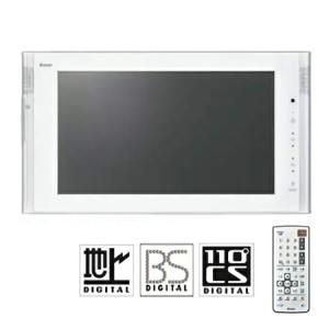 リンナイ 浴室テレビ DS-1600HV-W 16V型 ホワイト 地上デジタルハイビジョン 防水リモコン