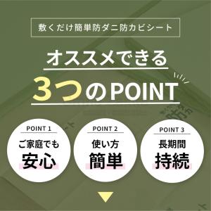 防ダニシート 1畳用 3畳用 6畳用 防カビシ...の詳細画像3