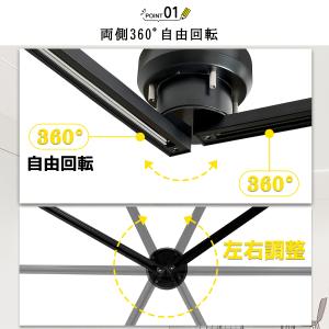 ダクトレール 折り畳み式 1.5M ライティン...の詳細画像3