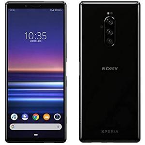 【美品・SIMロック解除済】802SO Xperia1 ブラック｜SoftBank 白ロム スマート...