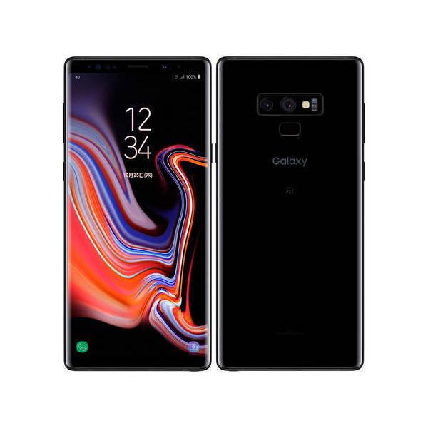 未使用品【安心保証・送料無料・SIMロック解除済】Galaxy Note9 SCV40 ミッドナイト...