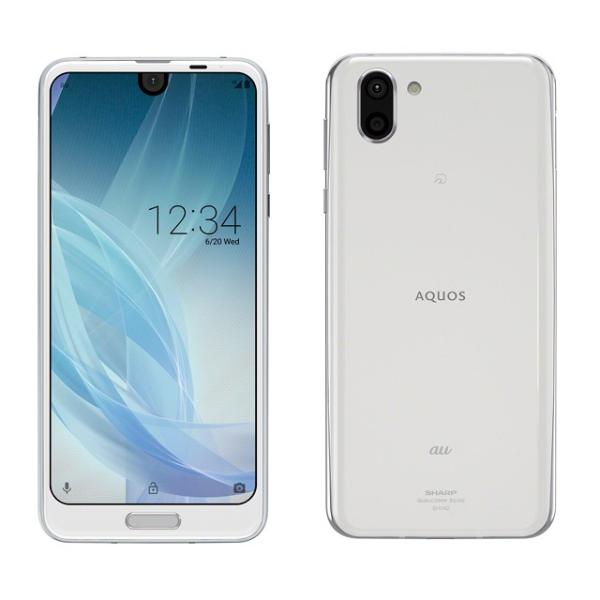 【SIMフリー】中古 Bランク SHARP SHV42 プラチナホワイト AQUOS R2 スマホ ...