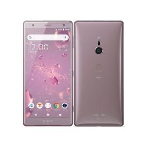 未使用品【安心保証・送料無料・SIMロック解除済】Xperia XZ2 SOV37 アッシュピンク｜...
