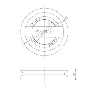 TOTO 密結パッキン HH08007R タン...の詳細画像1