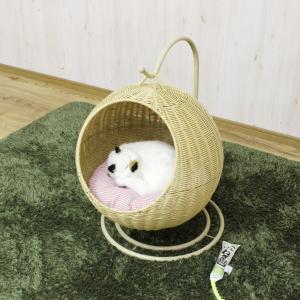後藤家具 ネコちゃんの癒しの空間 ペット用ハンギングチェアー ナチュラル｜sumapro88