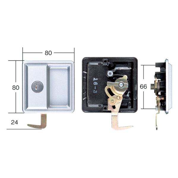 イナバ 物置錠前 INABA 物置錠 MEB型 鍵 交換 部品