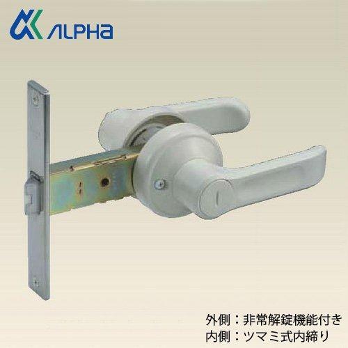 ALPHA 万能 レバーハンドル　浴室 浴室向け  バックセット100mm  R-48  防犯 防犯...