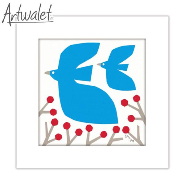 簡易トイレ 防災用品 マイレット アートトワレ Artwalet 5回分 013 blue bird...