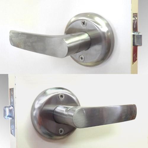 COW レバーハンドル 万能 空錠(鍵なし)　ドアノブ 交換 取替 ECLE  間仕切り戸 向け