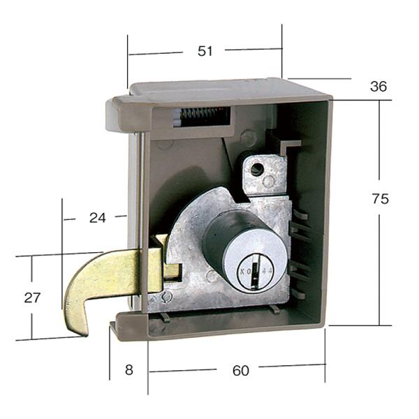 KOKUYO コクヨ ロッカー錠 R-20 鍵 ロッカー 交換 部品