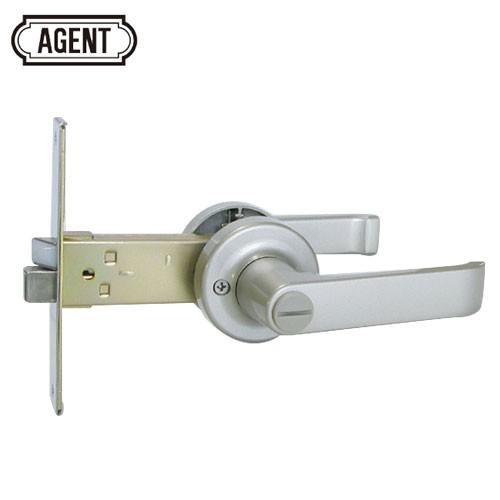 AGENT LB-1000 浴室 間仕切り レバーハンドル錠 バックセット100mm  内側:サムタ...