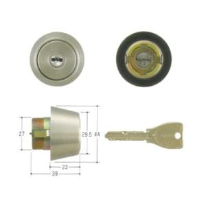 美和ロック MIWA U9 DZ-4 KNCY 取替用シリンダー 扉厚33〜42mm カギ3本