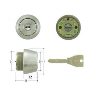 美和ロック 三協アルミ 補修部品 玄関ドア DX 交換用シリンダ― MIWA