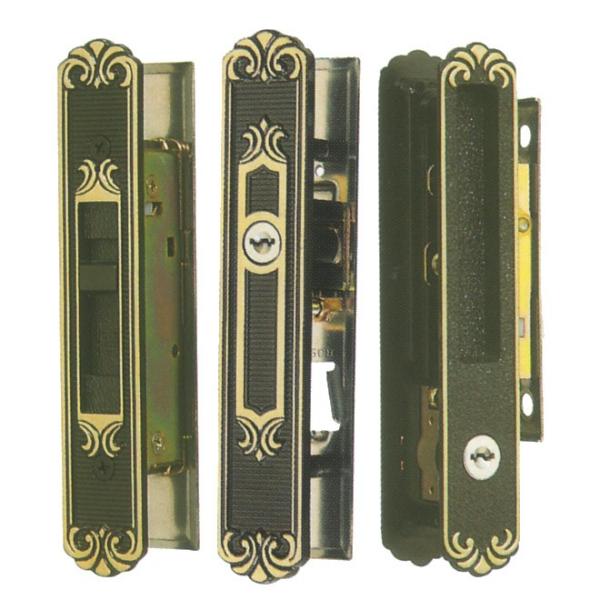 MIWA製 TOSTEM L1Y42 内外錠セット アルミサッシ 引戸錠 召合せ + 戸先 KH-2...