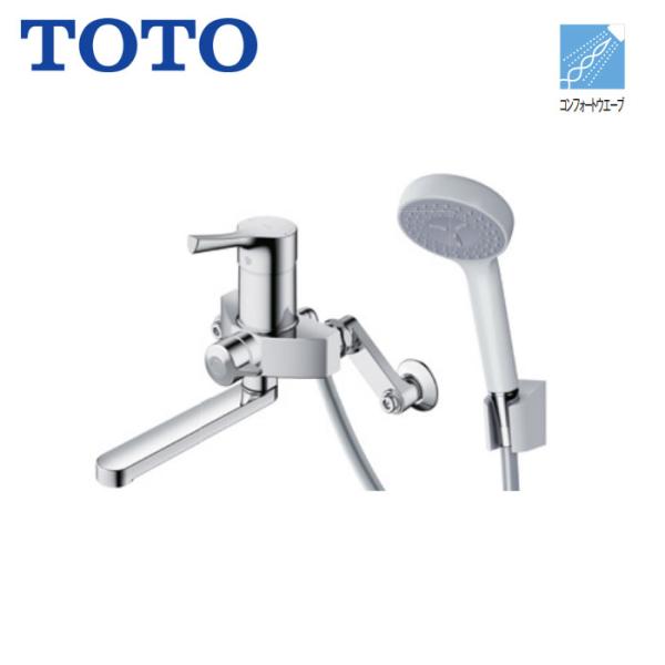 浴室用 水栓 シャワー用 TOTO TBV03301J1 壁付シングル 混合水栓 スパウト170mm...