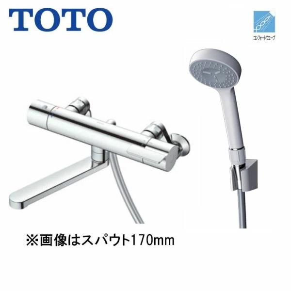 浴室用 水栓 シャワー用 TOTO TBV03408J1 壁付サーモスタット 混合水栓 GGシリーズ...