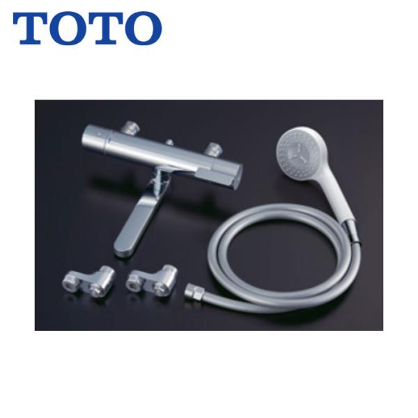 浴室用 水栓 シャワー用 TOTO TBV03422J1 壁付 取替用 サーモスタット 混合水栓 2...