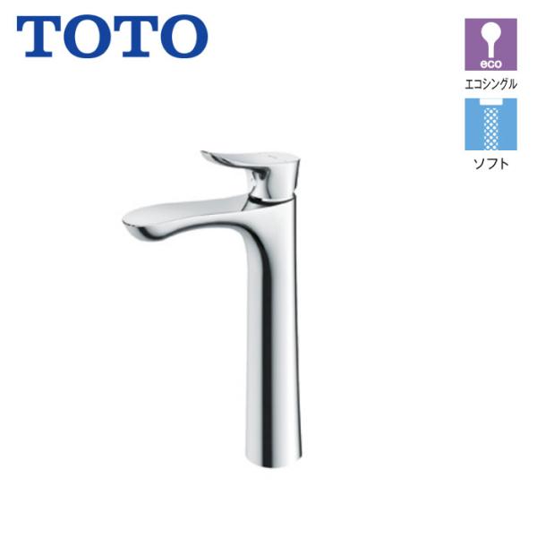 洗面所 水栓 TOTO TLG01308JA 台付 シングル 混合水栓 スパウト146mm GOシリ...