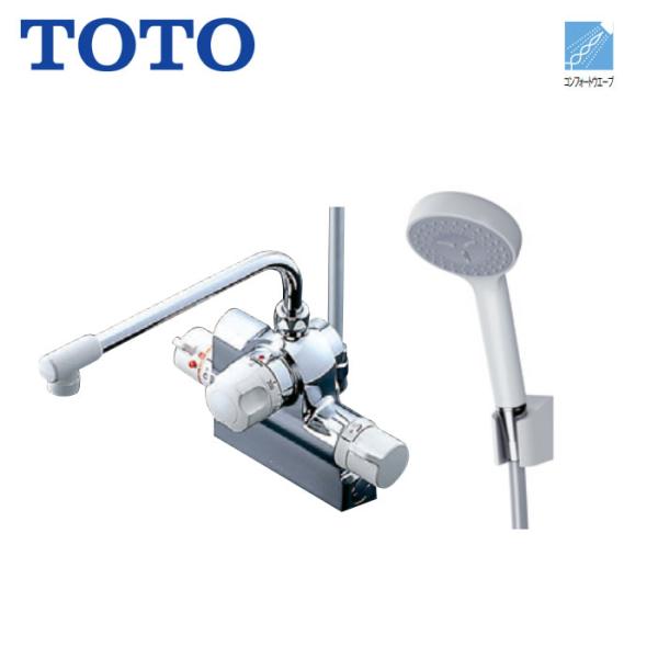 浴室用 水栓 シャワー用 TOTO TMJ48Y1 定量止水式 台付 サーモスタット 混合水栓 スパ...