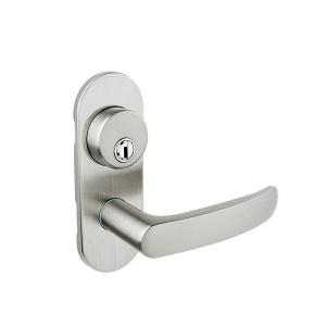 長沢製作所 GM 1Kレバーハンドル 小判座 シリンダー付間仕切錠 TXS