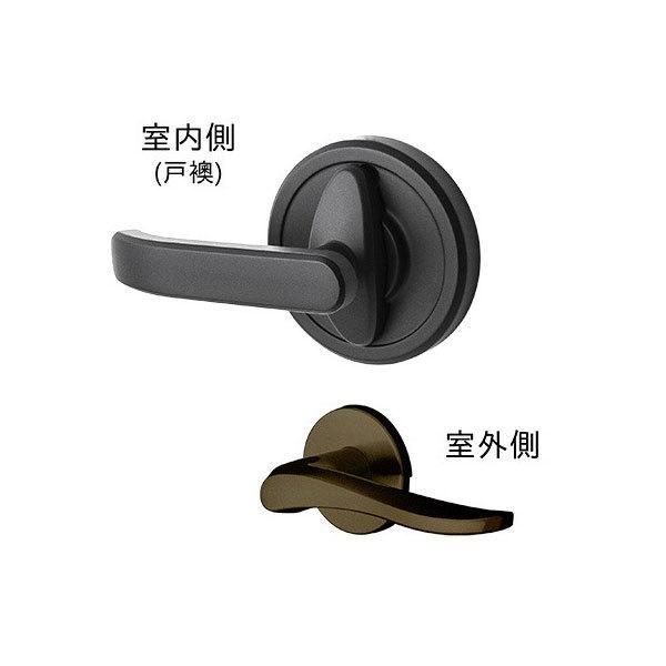 長沢製作所 GMレバーハンドル 丸座 戸襖錠　品番：TXS-1KA1(R・L)  BS60 ドアノブ