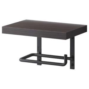 トイレットペーパーホルダー おしゃれ ブラウン 茶色 鉄 アンティーク アイアン  棚付 三栄 W2...