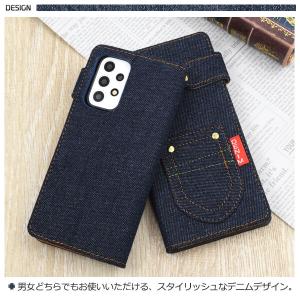 galaxy a53 ケース 手帳型 デニム ...の詳細画像1