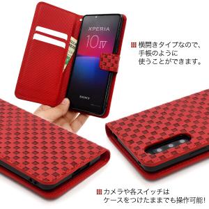 xperia10 iv ケース 手帳型 レザー...の詳細画像3