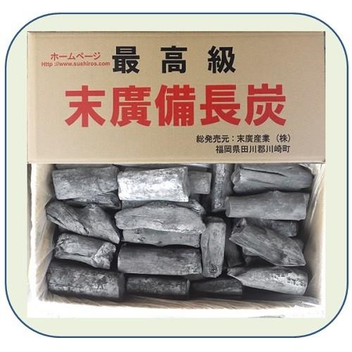 切丸中　(末廣備長炭)　長さ10〜20cm　φ4ｃｍ〜6ｃｍ　15kg　(ラオス産)