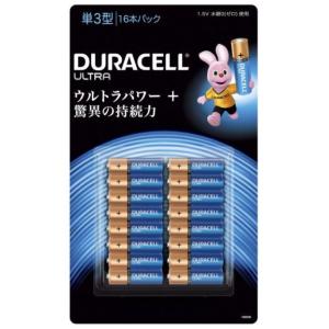 デュラセル ウルトラ アルカリ 単三 乾電池 16本 DURACELL ULTRA コストコ 単３