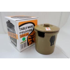 常滑つぼ（草色）3合 540ｍｌ 切立 10×10cm前後 たれ壺 たれ つぼ タレ 常滑焼 かめ カメ ソース お好み焼 福神漬け らっきょうなど使い道無限 送料無料