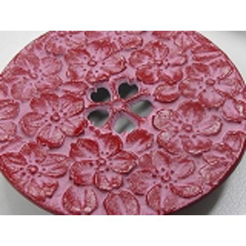 南部鉄瓶敷き　花台さくらピンク　10.5cm　