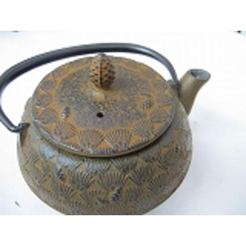 南部鉄急須　マロミ松葉0.35Ｌ