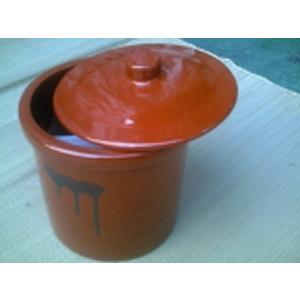 タレ壷、(陶器製、）切立タイプ１号1,8Ｌ｜sumi-kurasishop