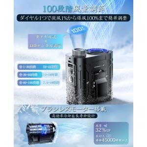 【4WAY.12000mAh】腰掛け扇風機ベル...の詳細画像2
