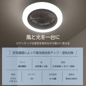 シーリングライト シーリングファン led扇風...の詳細画像2