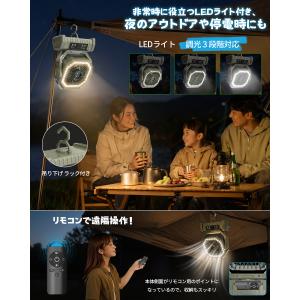 【充電式扇風.2026最新ミストファン.360...の詳細画像1