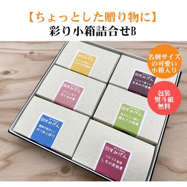 名刺サイズの小箱を詰合せ 彩り小箱詰合せB