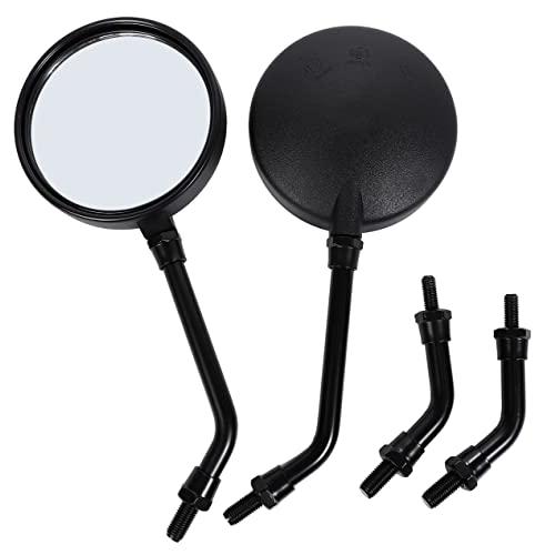 ZII Z2 ブラック ショート ロング ミラー 左右セット 正ネジ M10 汎用 カブ モンキー ...