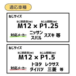 ロック ナット チタンカラー 車用 タイヤホイ...の詳細画像2
