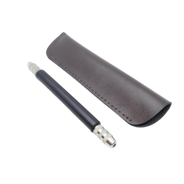 墨文字製作所　新リニューアル　極細篆刻刀/印刀　双刀　0.5ｍｍ1ｍｍ2ｍｍ　皮ケース付