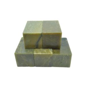 墨文字製作所　篆刻印材　青田黒点石3ｃｍ