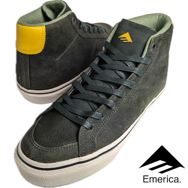 Emerica OMEN HI (301) オーメンハイ OLIVE メンズ レディース スニーカー...