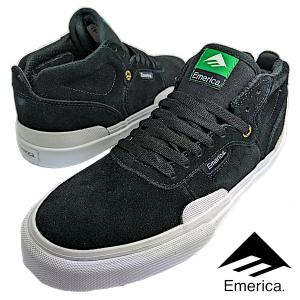 Emerica エメリカ PILLAR (715) ピラー BLACK/WHITE/GOLD ブラック ホワイト ゴールド メンズ レディース スニーカー スケシュー スケートシューズ｜suminaka-shoes-store