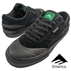 Emerica エメリカ VUCANO (003) ヴルカーノ BLACK/BLACK ブラック メンズ レディース スニーカー スケシュー スケートシューズ｜suminaka-shoes-store