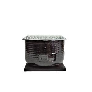 三河コンロ 茶 大 日本製内側珪藻土七輪（しちりん） : 炭の山田