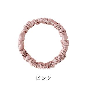 シルク ヘアゴム シュシュ シルク100% シ...の詳細画像5